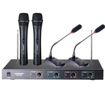 得胜TC-4R一拖四无线会议话筒系统 多场景应用的灵活解决方案